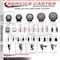 Service Caster 3'' SS Gray Poly Swivel 1-3/4'' Expanding Stem Caster with Brake SCC-SSEX20S314-PPUB-TLB-134 - alternate 2